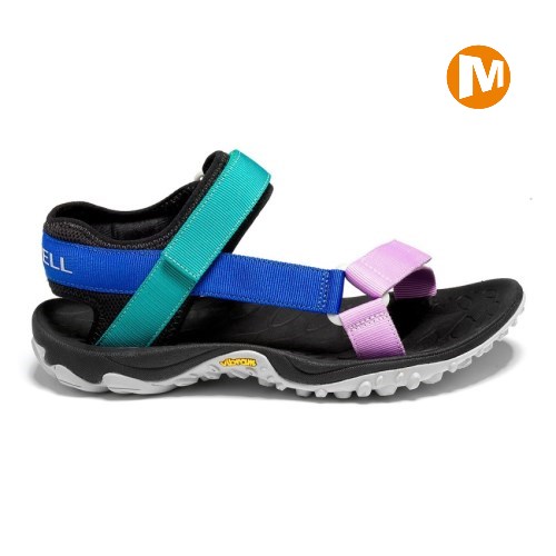 Merrell Kahuna Web Sandalen Herren Schwarz/Mehrfarbig [DE-WPYSU]